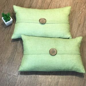 UNKNOWN | Oblong Buttoned Throw Pillows | 2